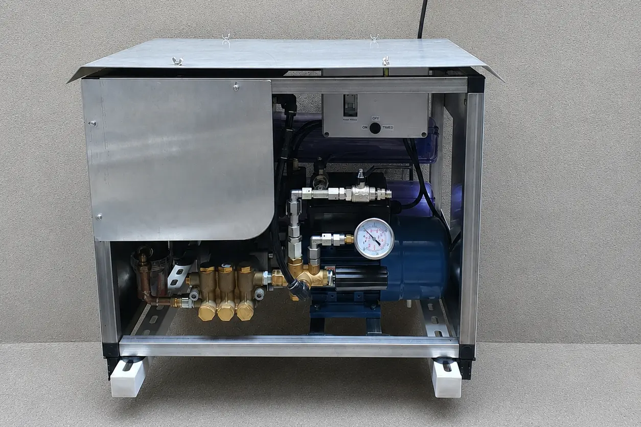 Mining misting pump systems