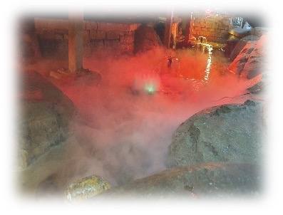 decorative mist lighting water feature South Africa